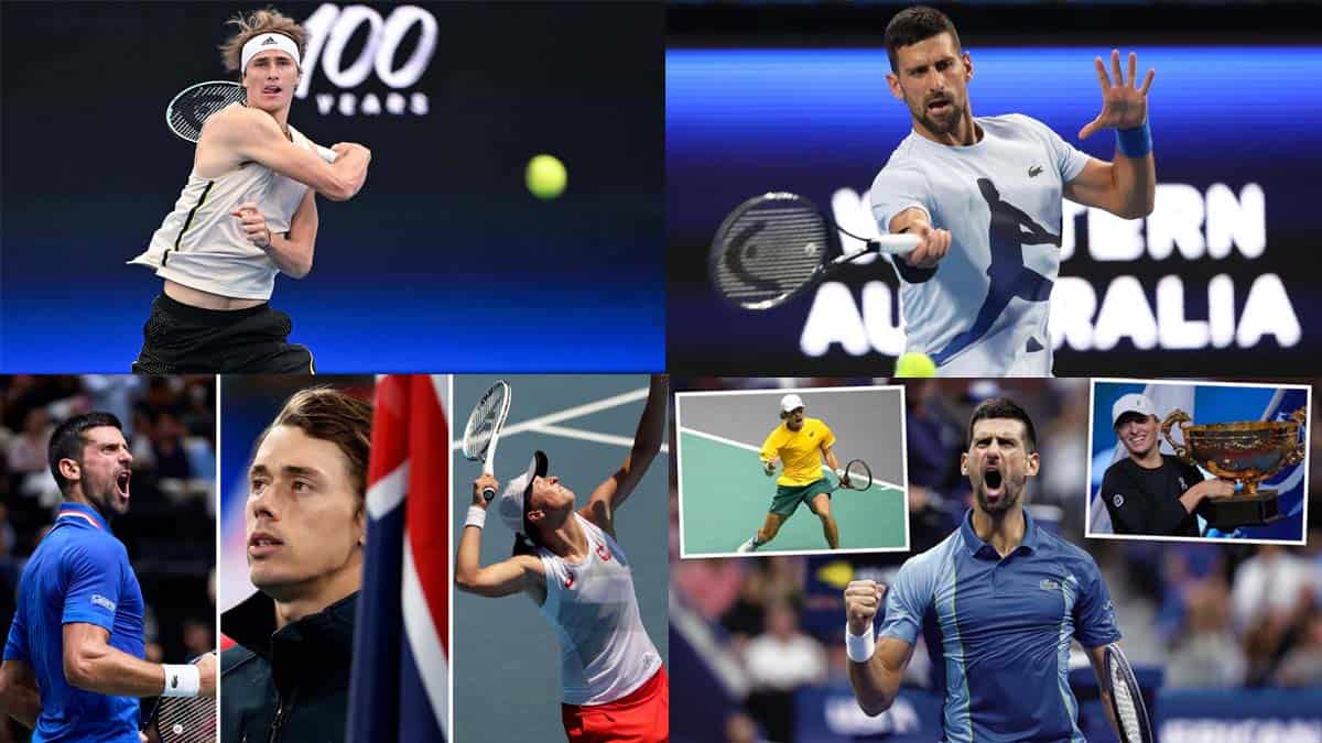 World best tennis players hit the court at United Cup