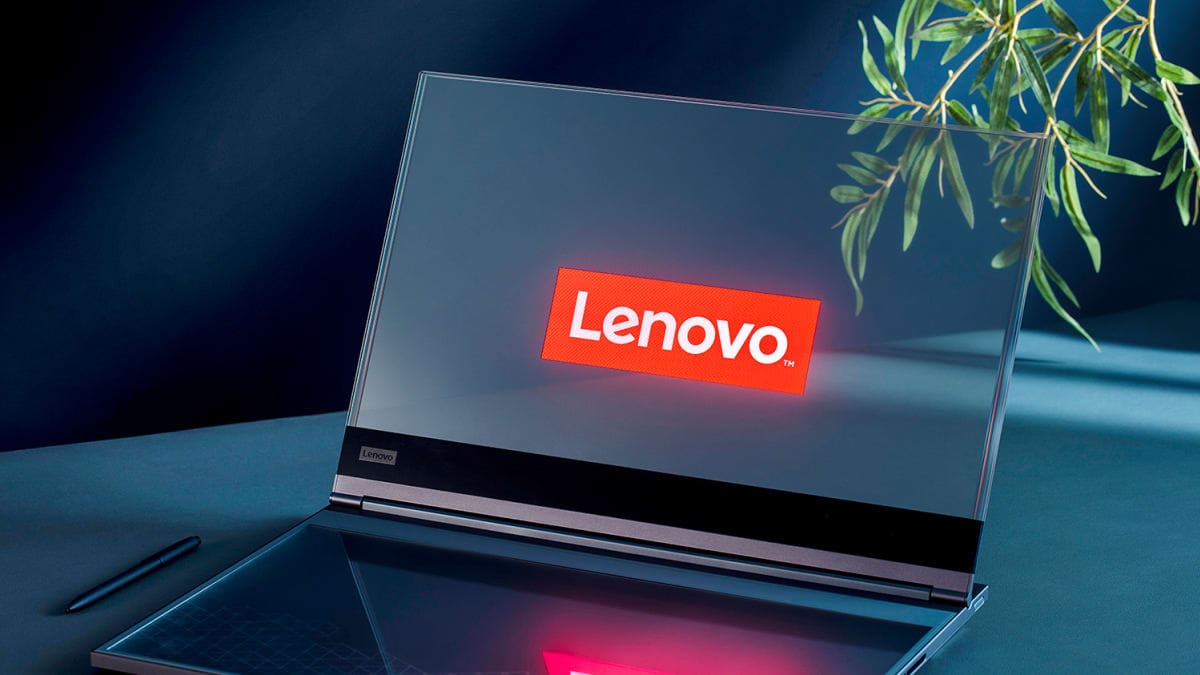 Unveiling the Future of Laptops: Lenovo's Transparent Display Concept