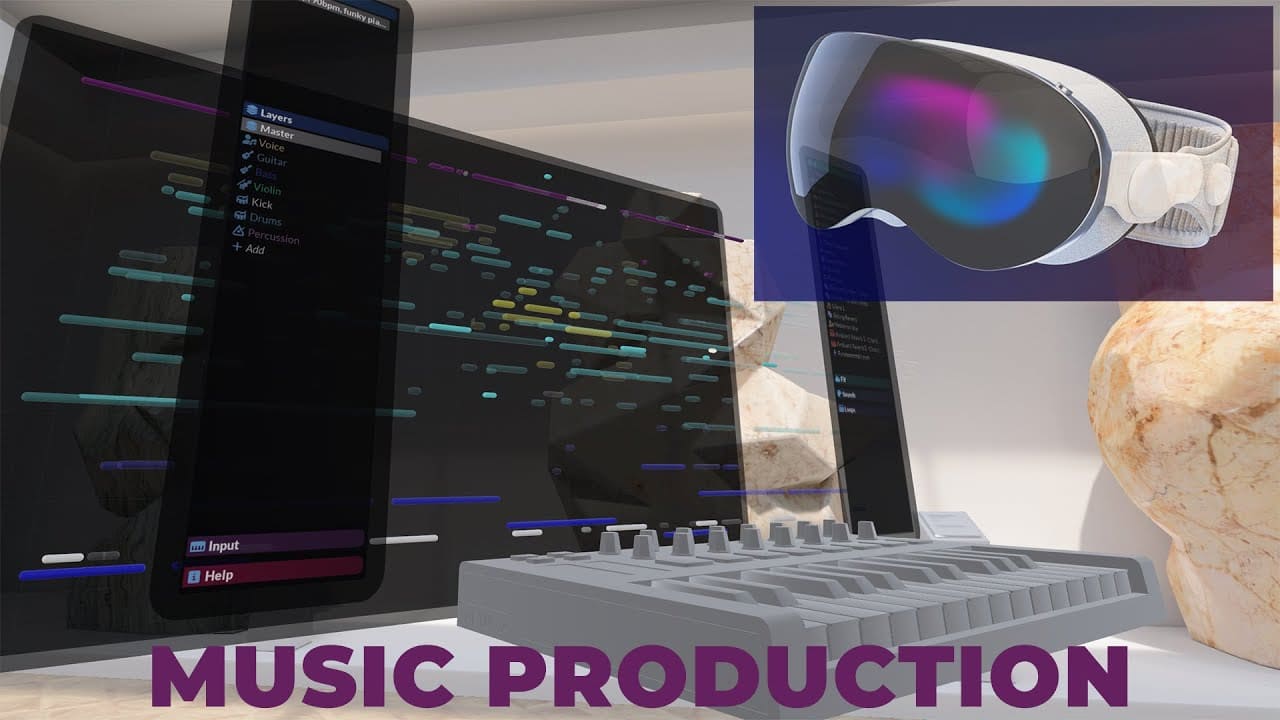 Apple Vision Pro is about to enable fully immersive 3D music production